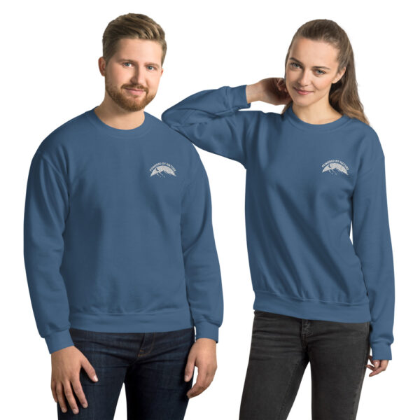 Unisex Gildan Sweatshirt Powered By Nature Embroidery - Image 6