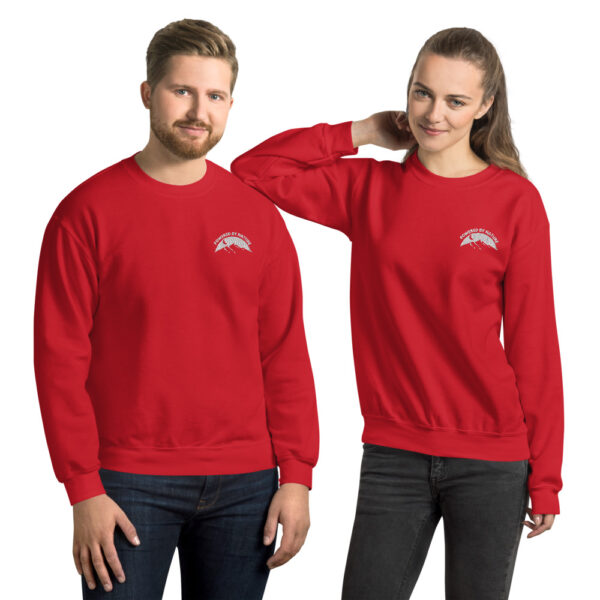 Unisex Gildan Sweatshirt Powered By Nature Embroidery - Image 4