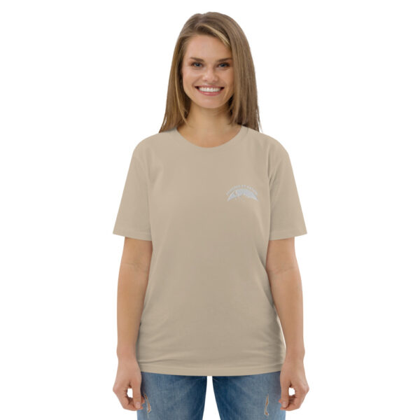 Unisex Eco-Friendly Powered By Nature Organic Cotton T-shirt Embroidery Design - Image 25