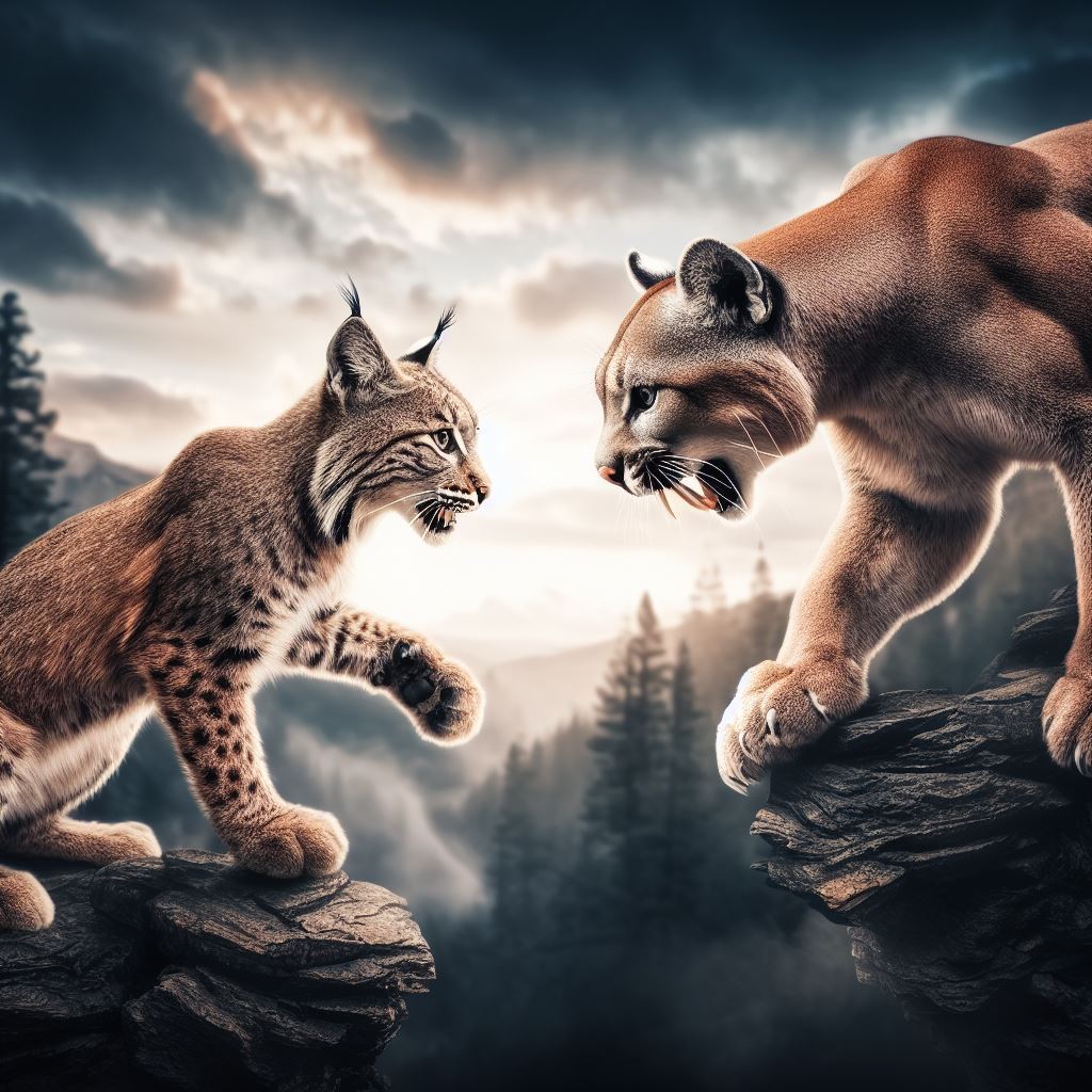 bobcat vs mountain lion