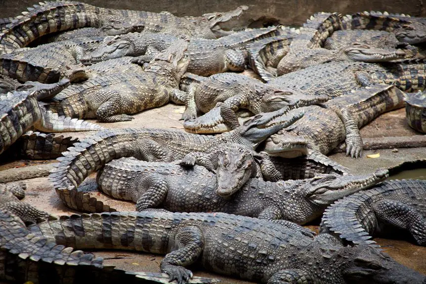 alligator and crocodile interactions