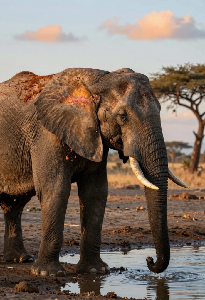 elephant in ssavanna this is how strong are elephants