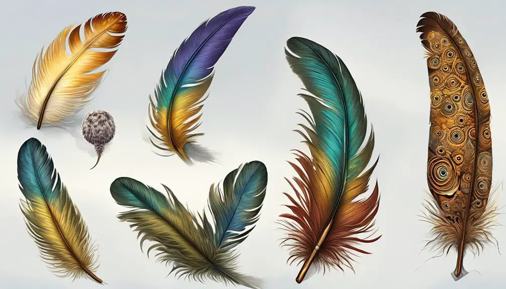 adaptive changes in feathers
