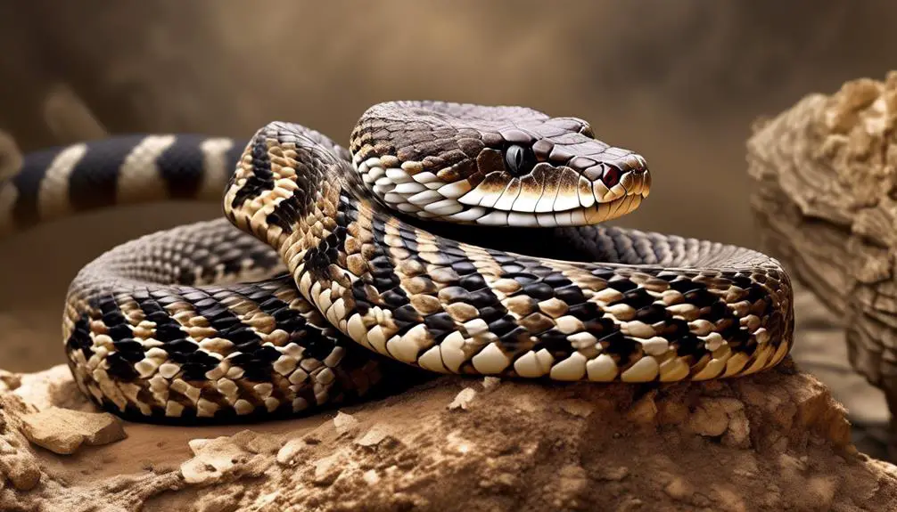 aggressive and common rattlesnake