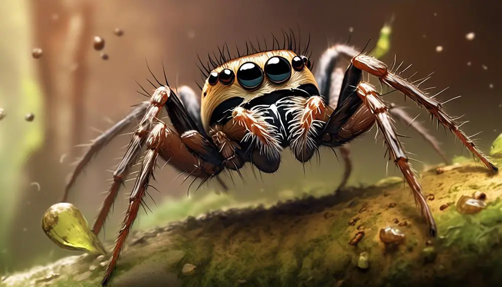 agile hunters jumping spiders