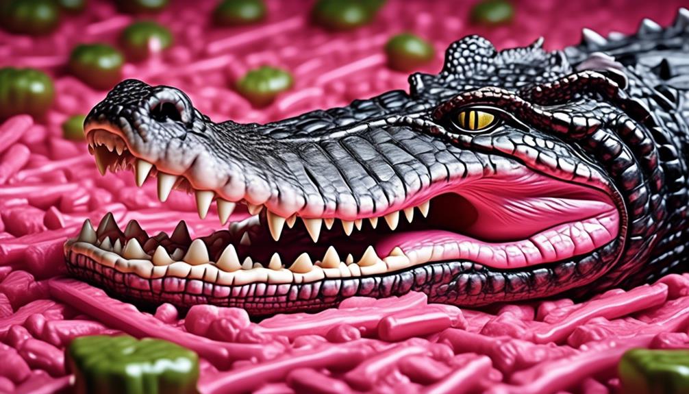 alligator tongues and taste