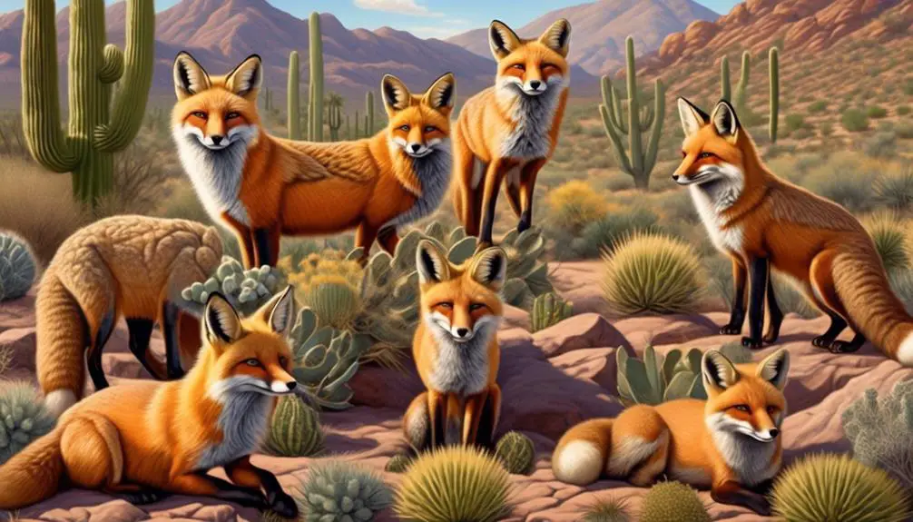 arizona foxes types habitat diet