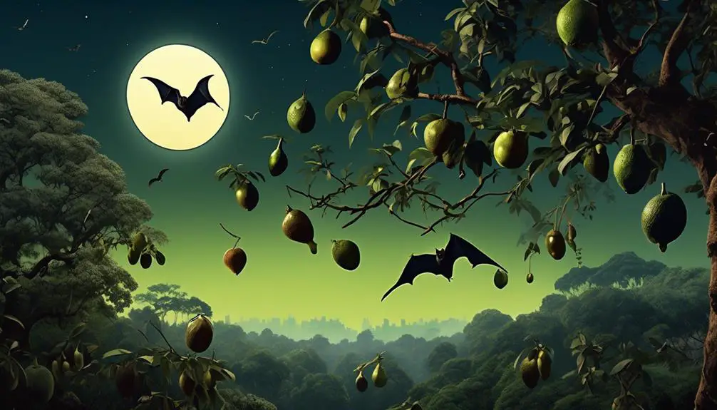 avocado fruit bats delight
