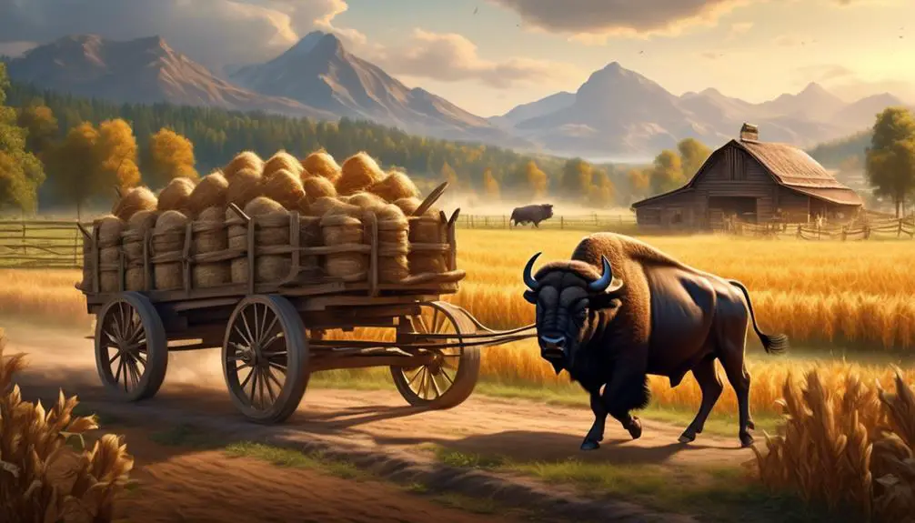 buffalos as farm animals