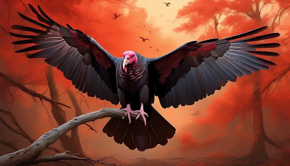 carrion eating bird turkey vulture