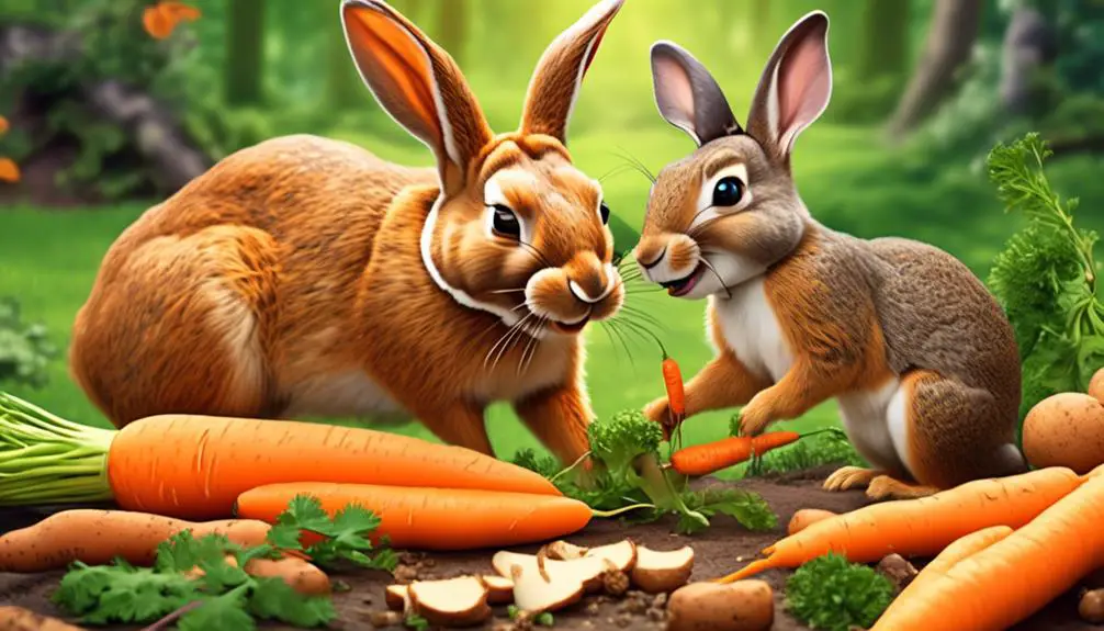 carrots a popular animal snack