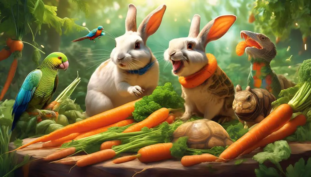 carrots nutritious for animals