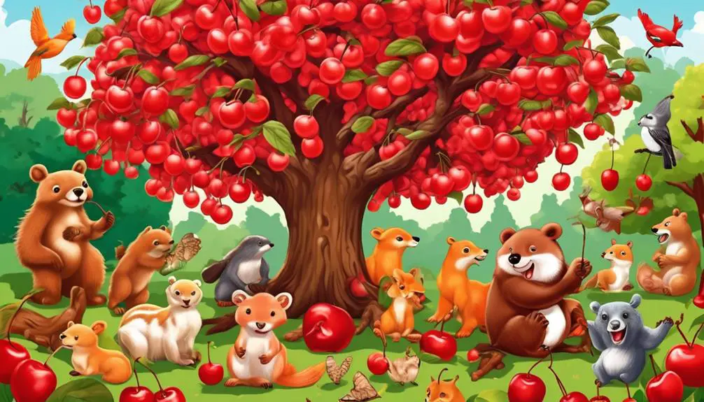 cherry eating animals identified