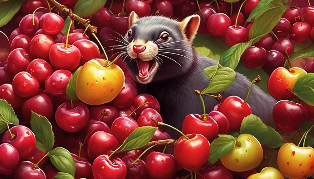 cherry health benefits animals