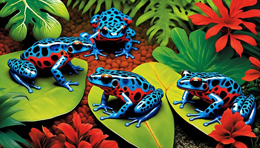 colorful and deadly amphibians