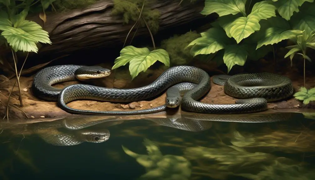 common water snakes habitat and behavior