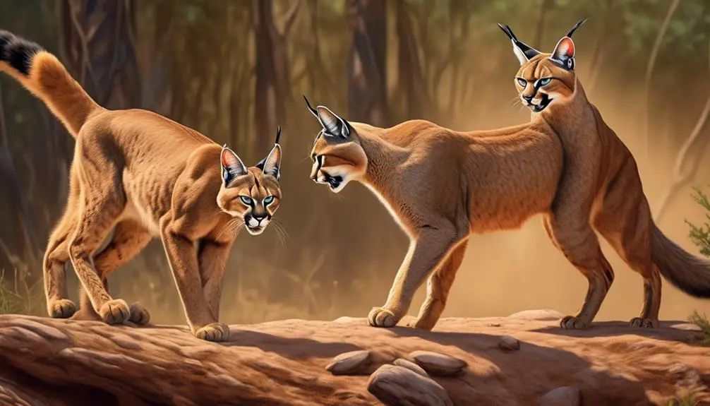 comparing caracal and bobcat