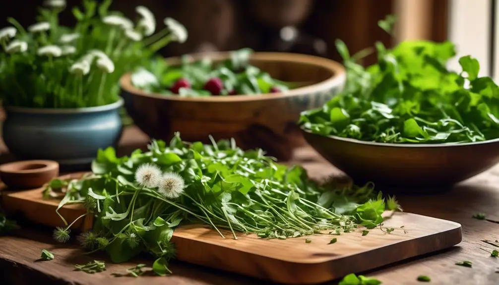 cooking with foraged ingredients