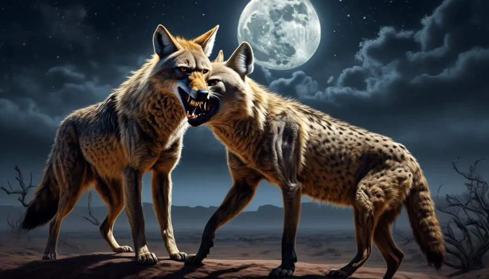 coyote vs hyena showdown