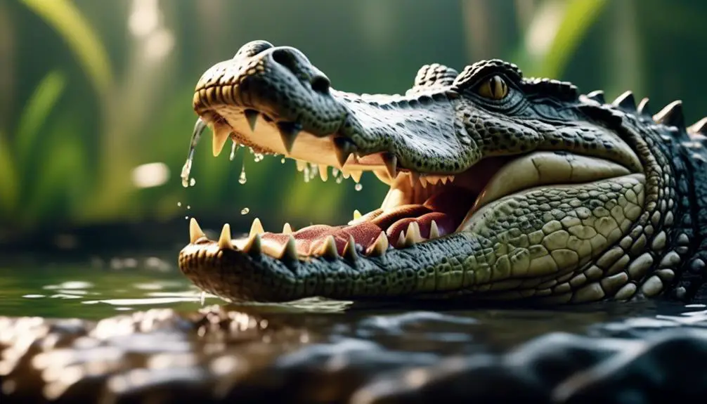 crocodiles tongues taste buds