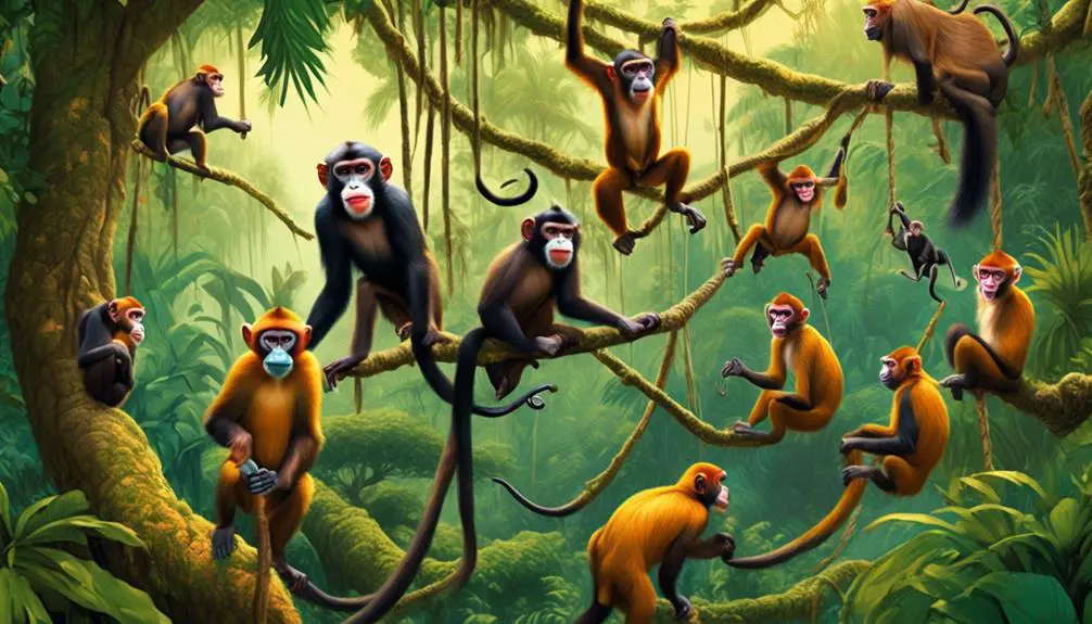 different types of monkeys