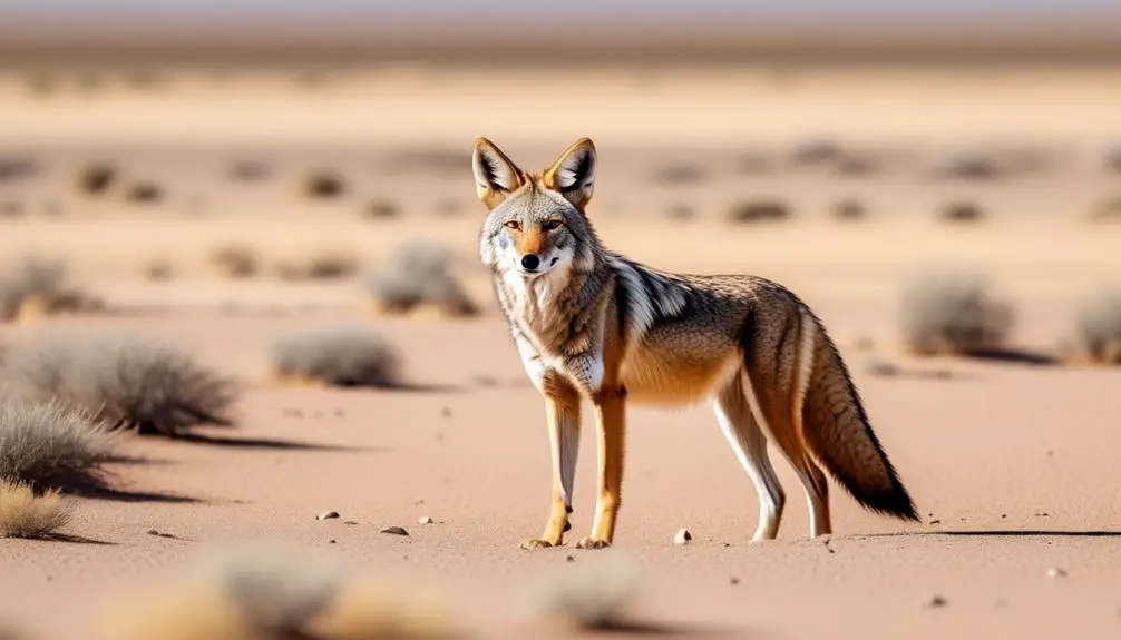 differentiating coyotes and wolves