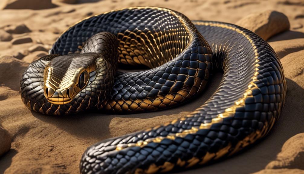 egyptian cobra venomous snake