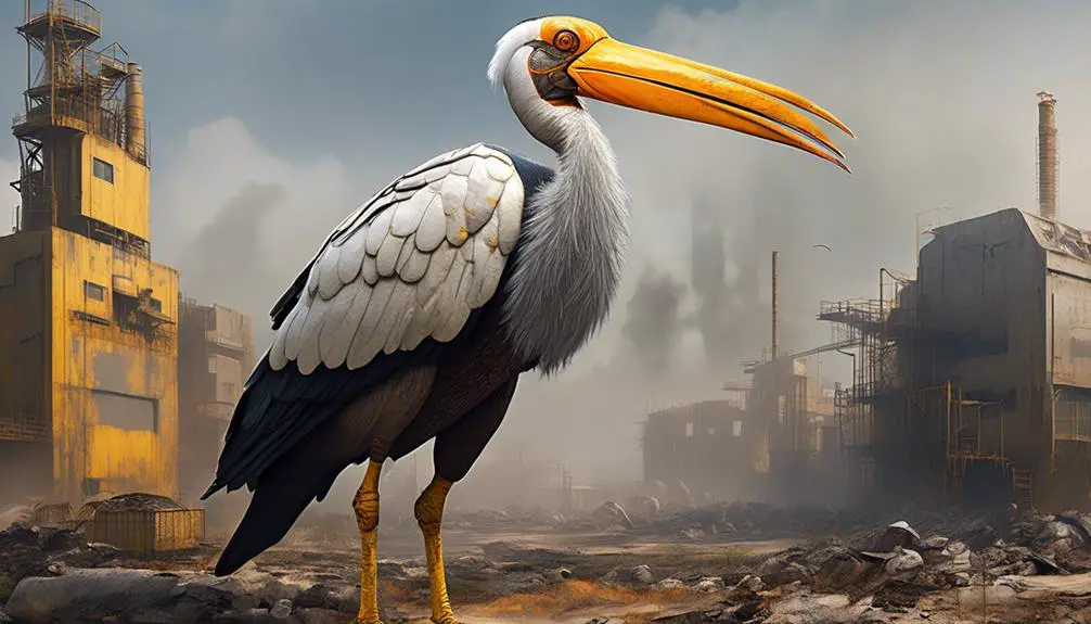 endangered stork species conservation