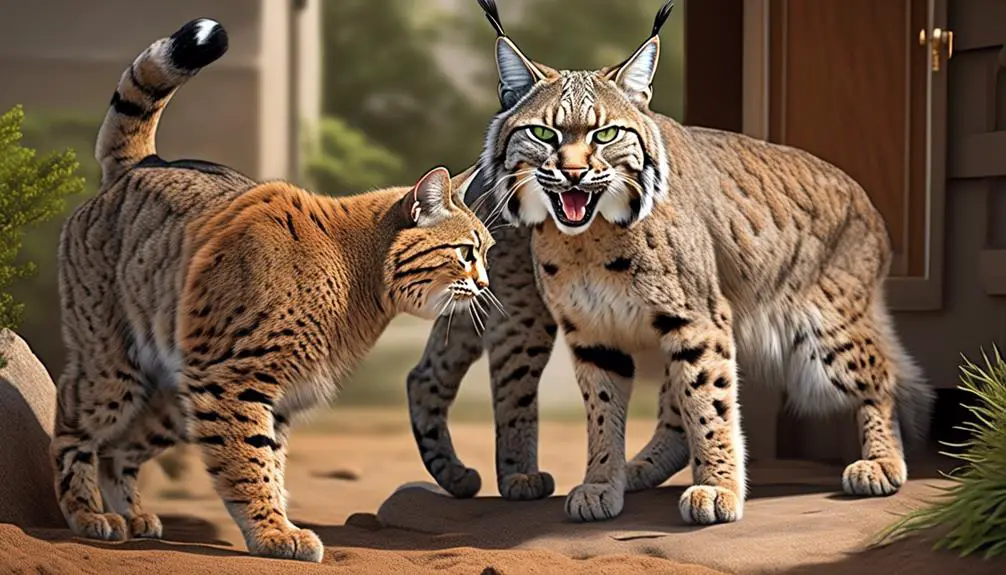 feline predators bobcats vs house cats