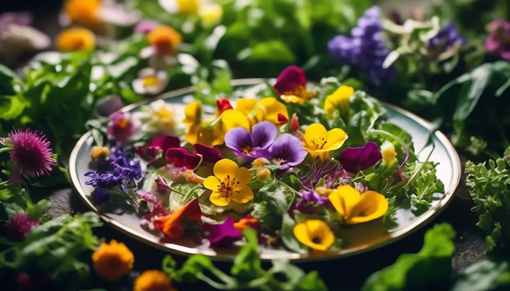 flavorful edible flowers enhance