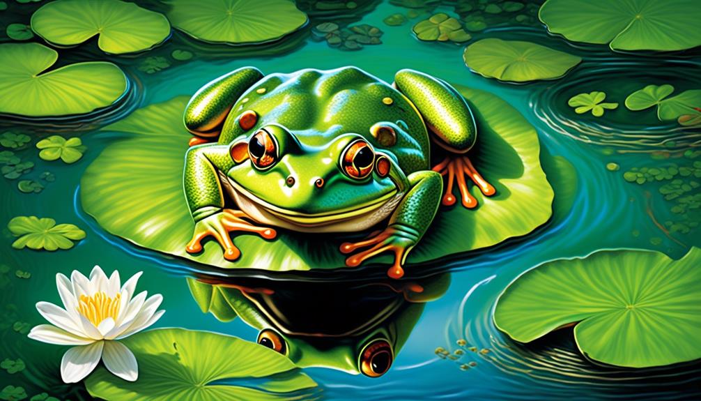 frogs as lucky symbols