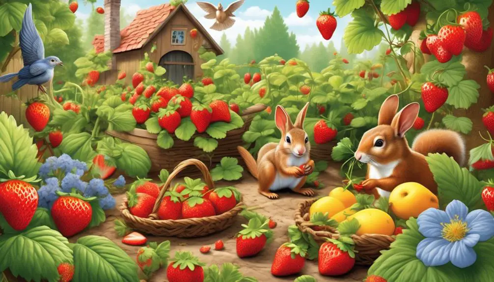garden pests love strawberries