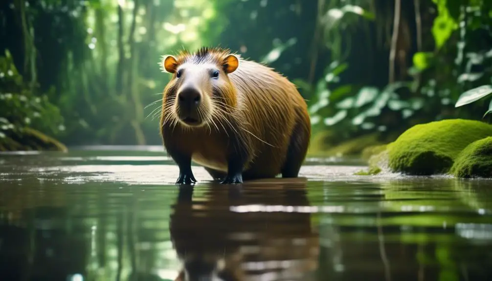 giant capybaras in south america