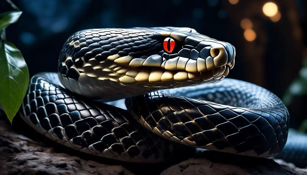 habu snake of japan