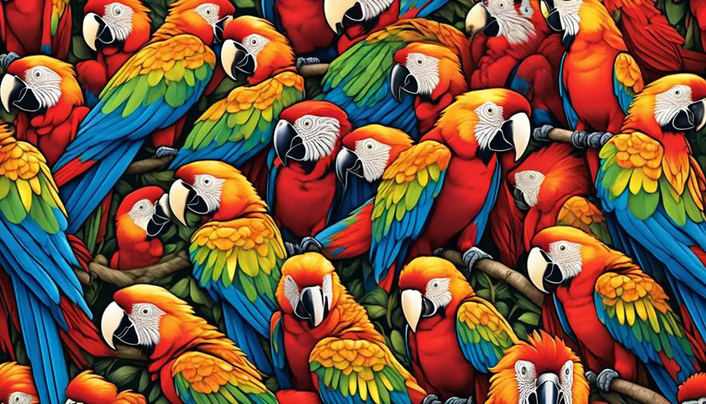 hybrid macaws and mutations