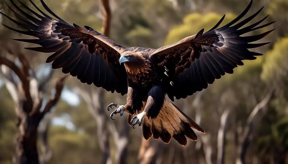 majestic australian bird of prey