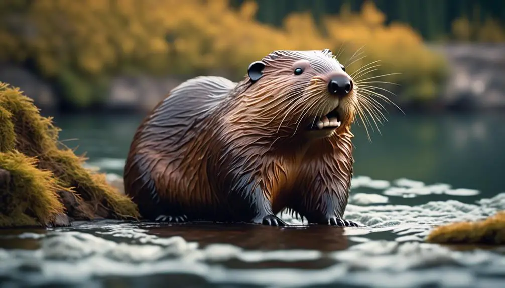 majestic north american beaver