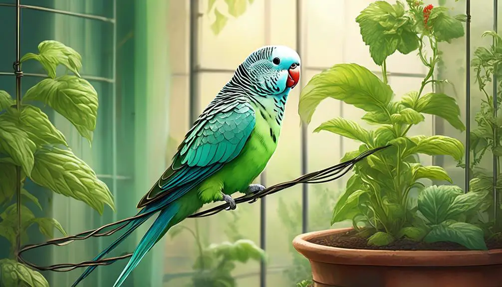 mint feeding precautions for parakeets