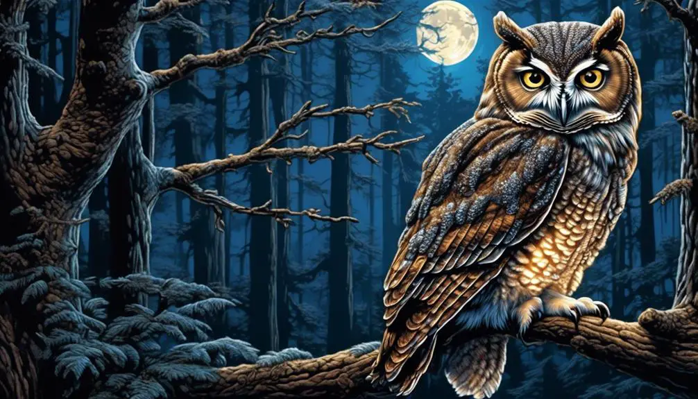 mysterious nocturnal owl predators