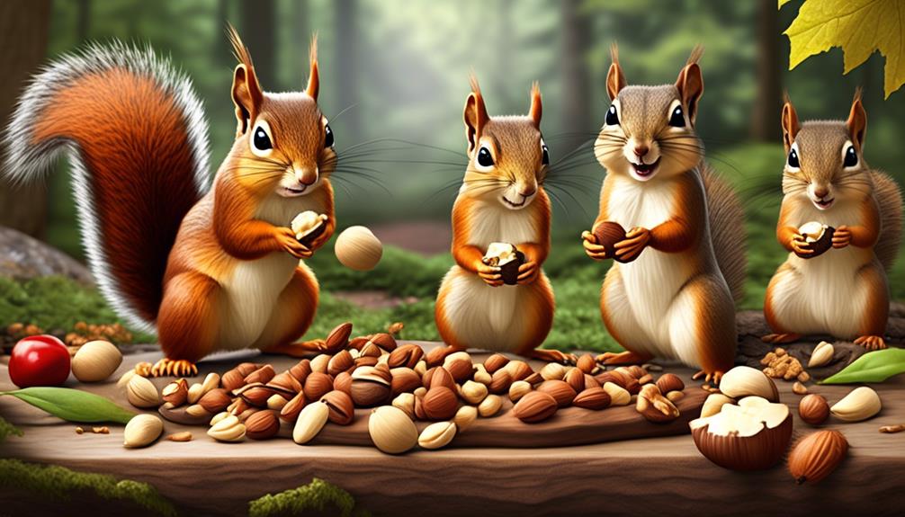 nut consumption benefits animals