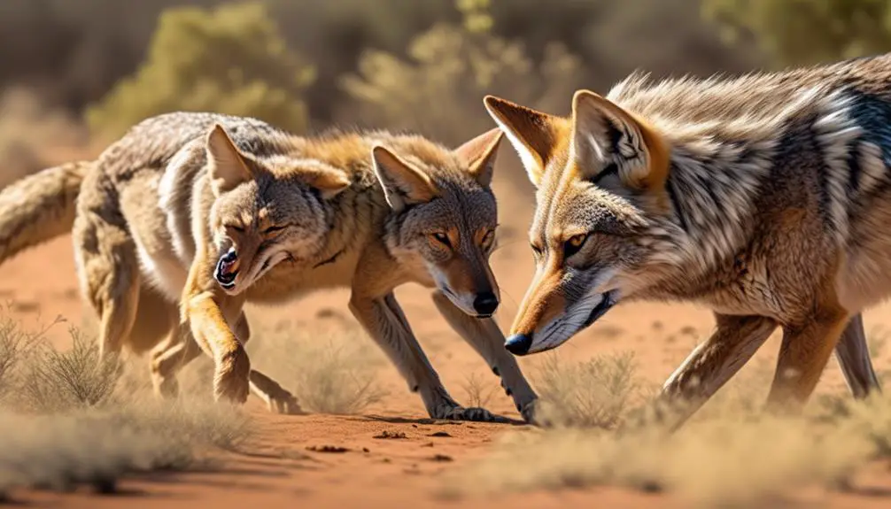 predator battle coyote vs jackal