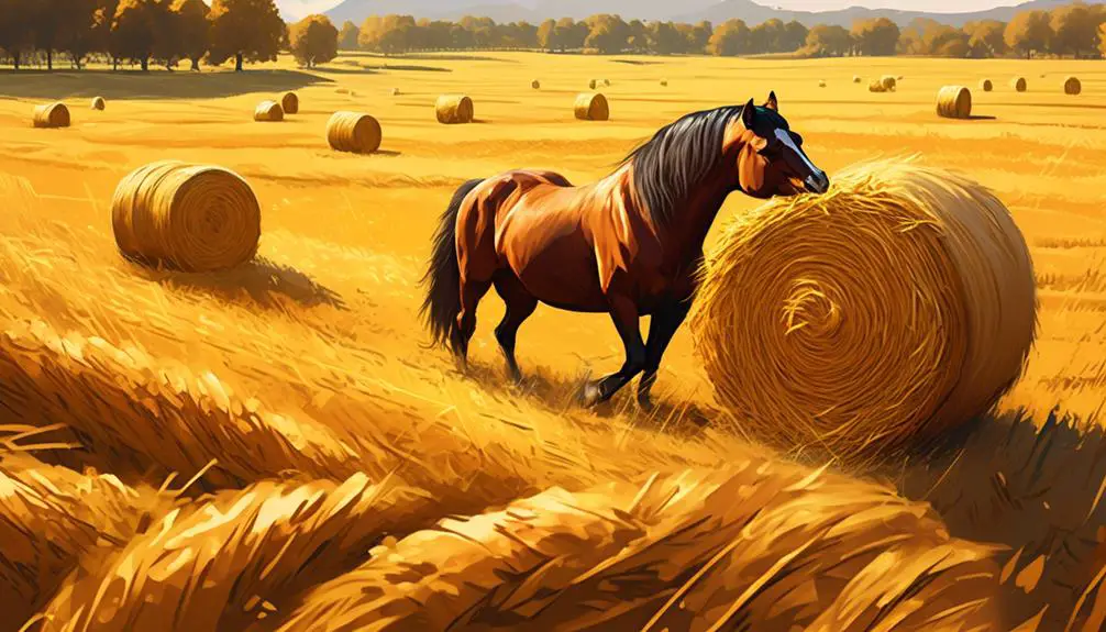 premium hay for energetic horses