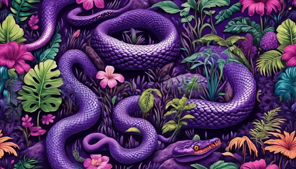 purple snakes myth or reality