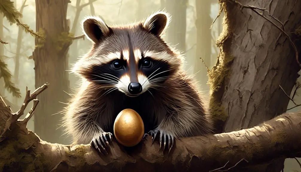 raccoons prey on eggs