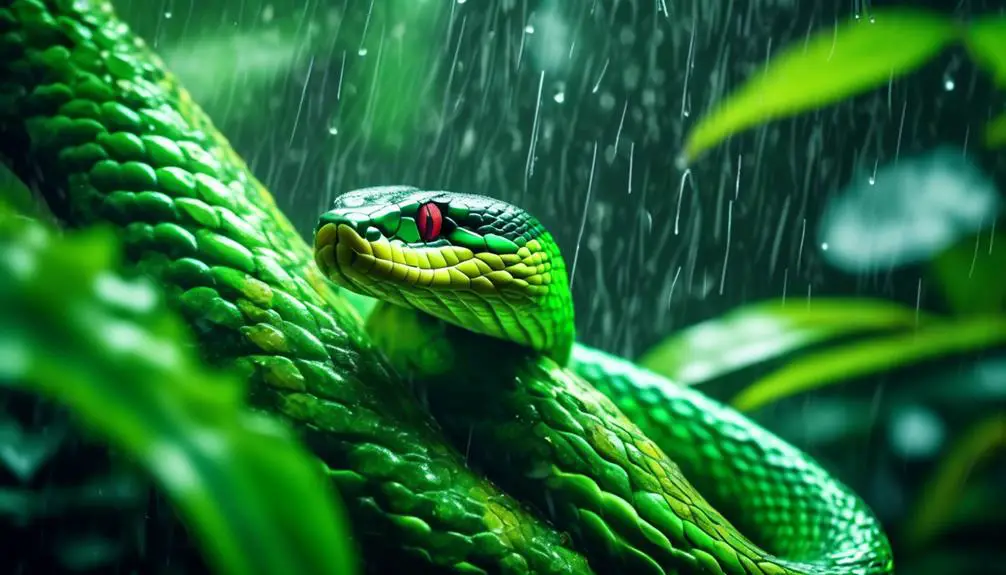 rain and snake activity