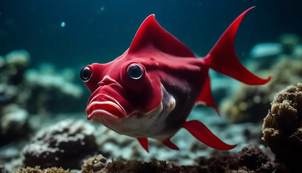 red lipped batfish s unique appearance