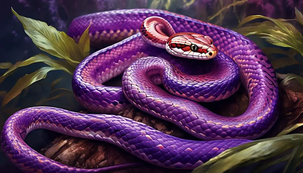slender colorful snake species