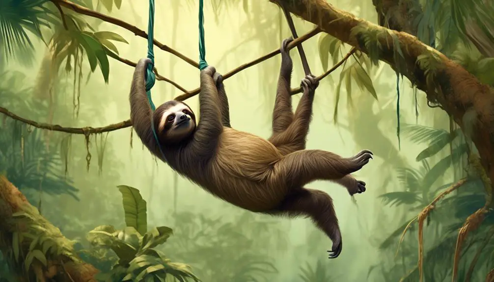 sloth and spider monkey suspensions