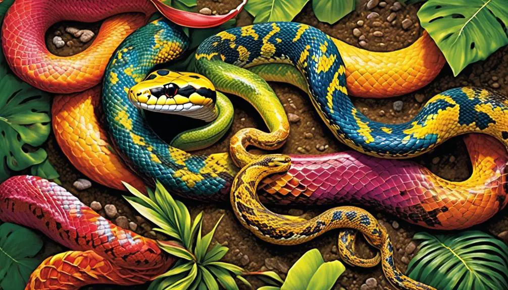 snake species and behaviors