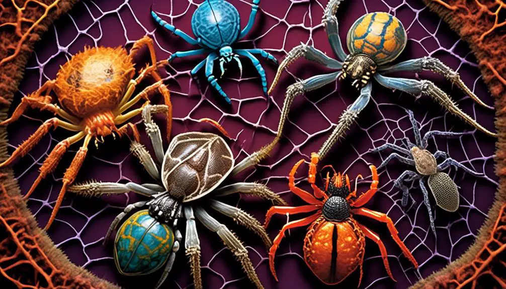 spiders eight legged arachnids